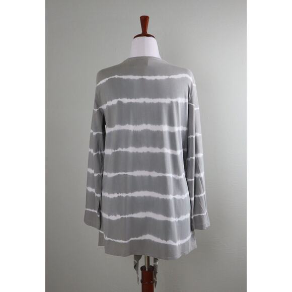 CHICO'S NWT $69 Tie Dye Wrap Elegant Cardigan Sweater Top Size 3 US XL - Picture 4 of 6